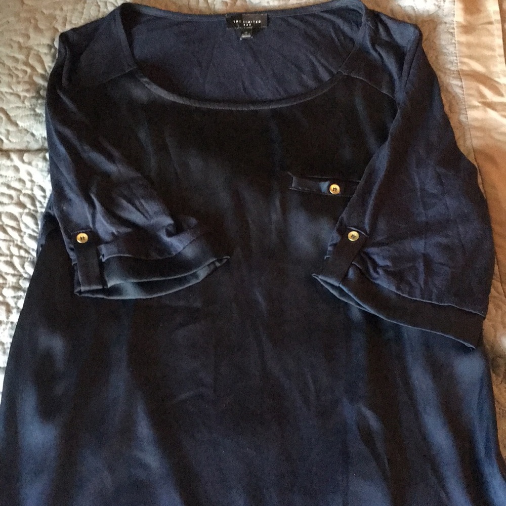 Navy blouse